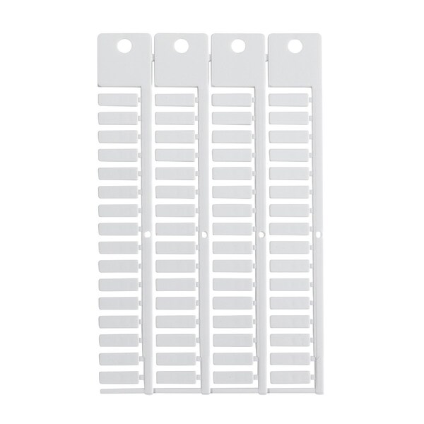 Terminal Block Tag Polycarbonate 15.00 mm H x 5.00 mm W Box of 1024 Pieces, 1024PK